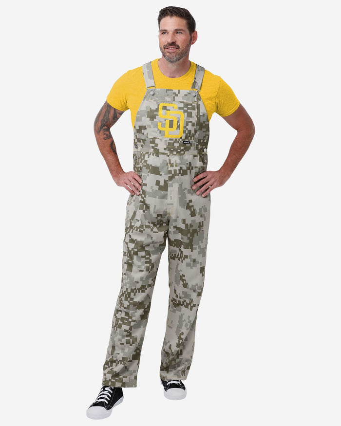 San Diego Padres Mens Digital Camo Thematic Bib Overalls FOCO S - FOCO.com