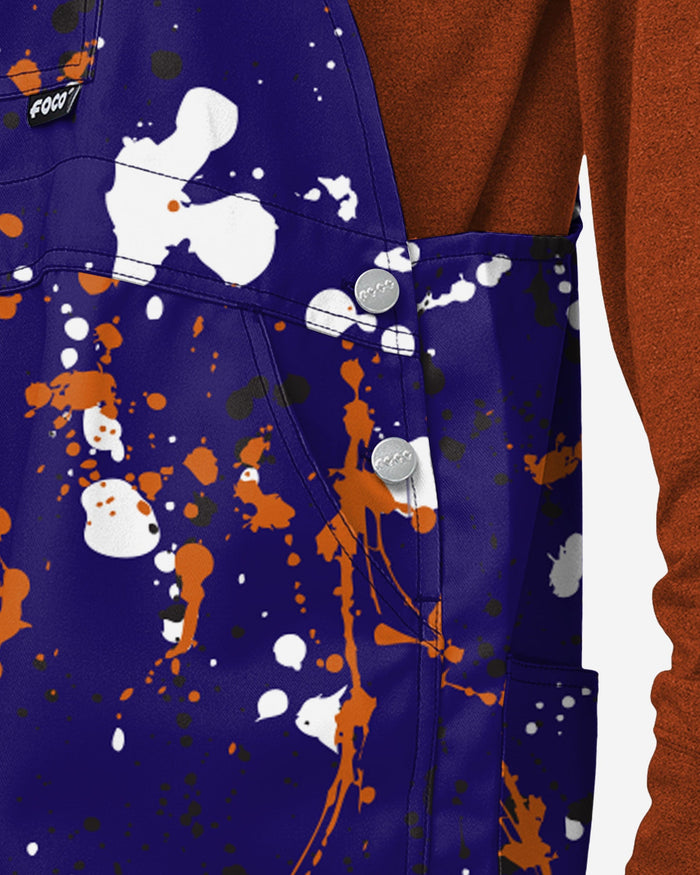 Phoenix Suns Mens Paint Splatter Bib Overalls FOCO - FOCO.com