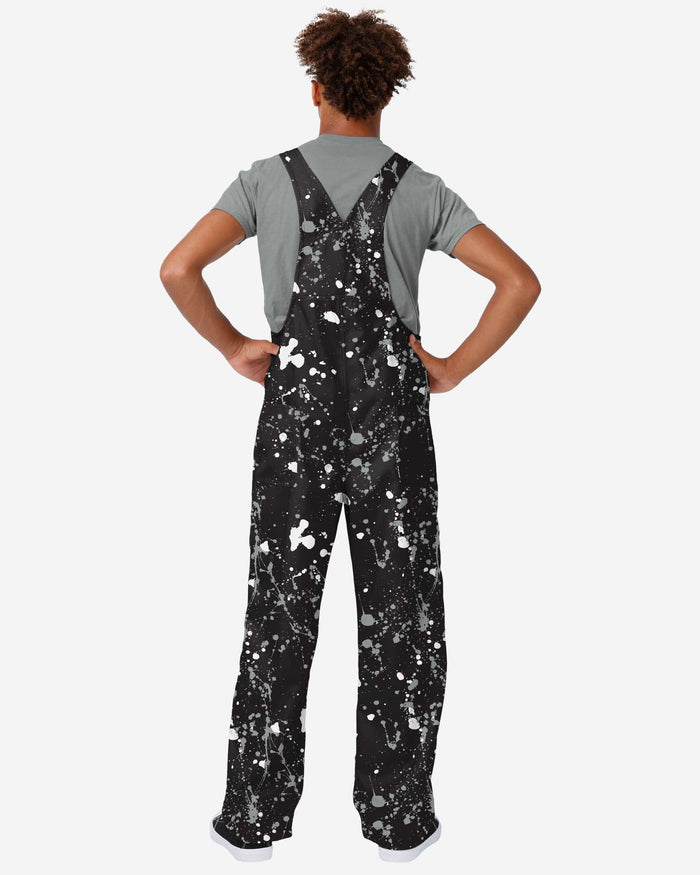 San Antonio Spurs Mens Paint Splatter Bib Overalls FOCO - FOCO.com