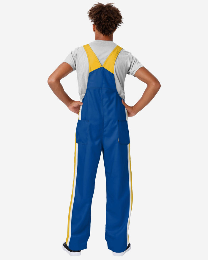 Golden State Warriors Mens Team Stripe Bib Overalls FOCO - FOCO.com