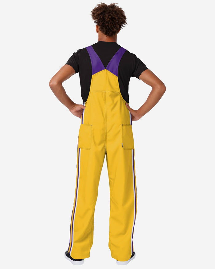 Los Angeles Lakers Mens Team Stripe Bib Overalls FOCO - FOCO.com