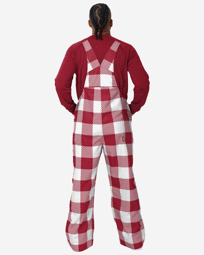 Arkansas Razorbacks Mens Plaid Bib Overalls FOCO - FOCO.com