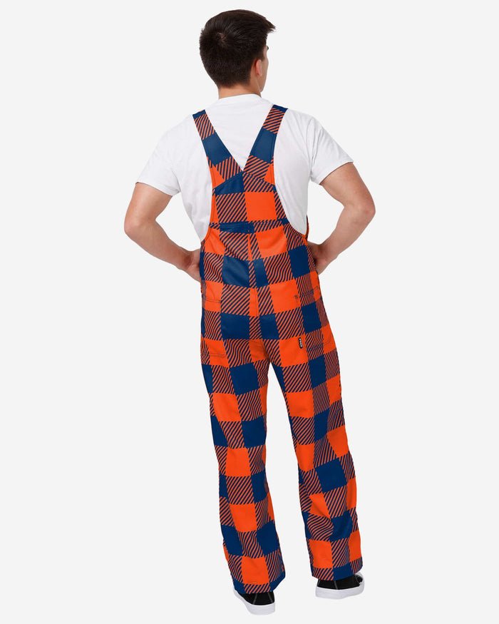 Auburn Tigers Mens Plaid Bib Overalls FOCO - FOCO.com