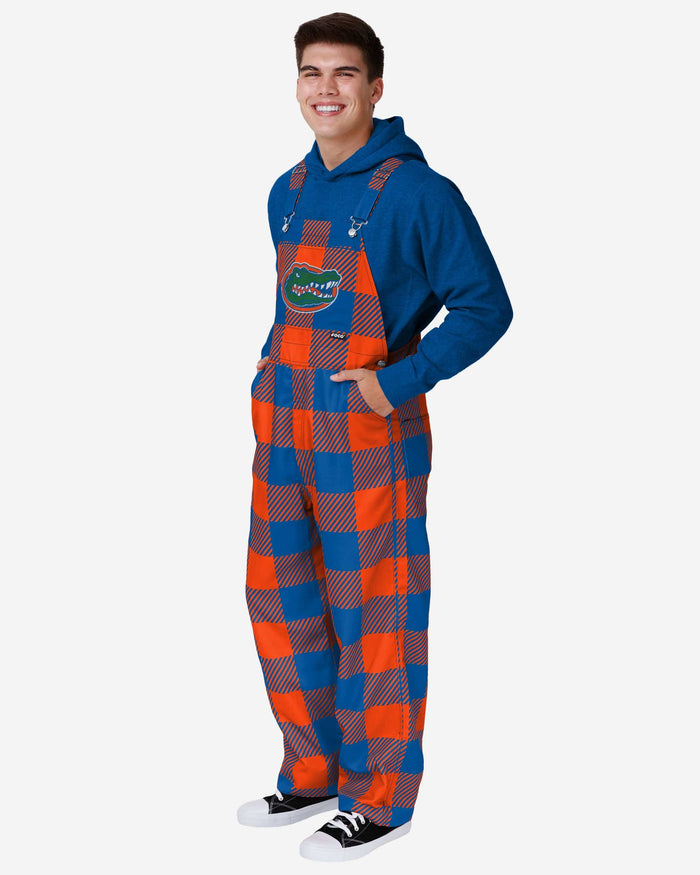 Florida Gators Mens Plaid Bib Overalls FOCO S - FOCO.com