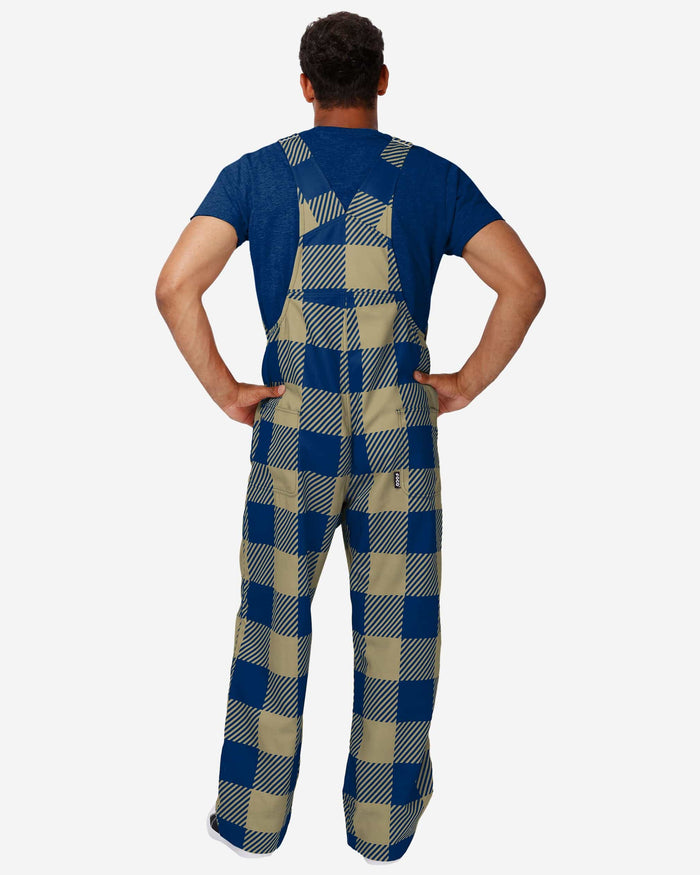 Navy Midshipmen Mens Plaid Bib Overalls FOCO - FOCO.com