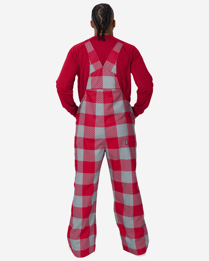 Ohio State Buckeyes Mens Plaid Bib Overalls FOCO - FOCO.com