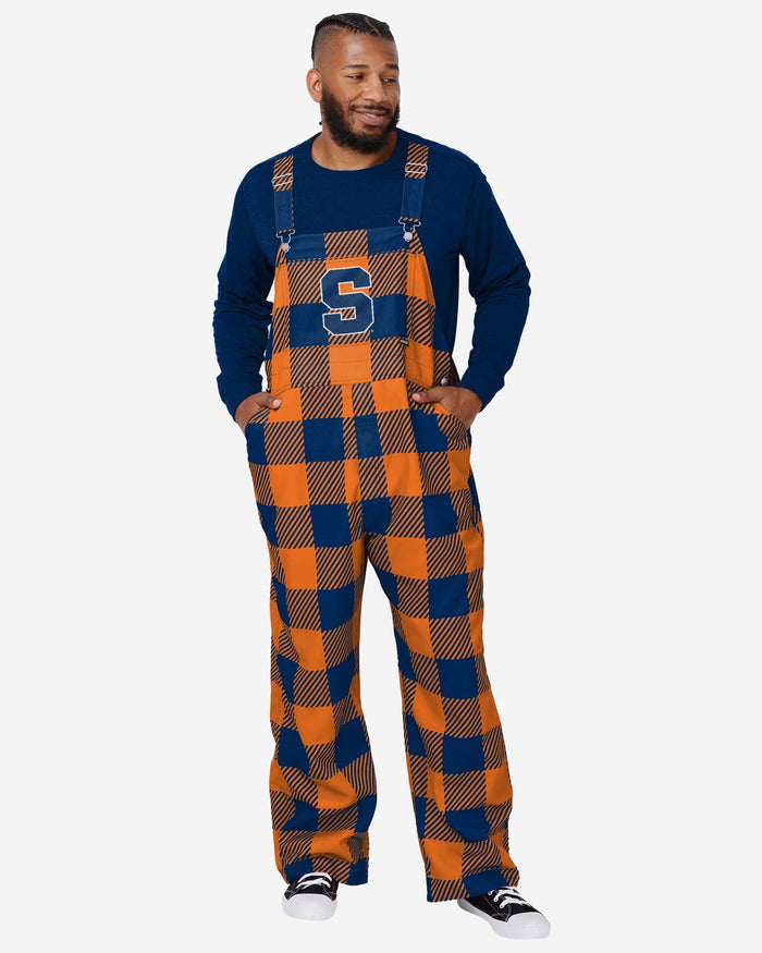 Syracuse Orange Mens Plaid Bib Overalls FOCO S - FOCO.com