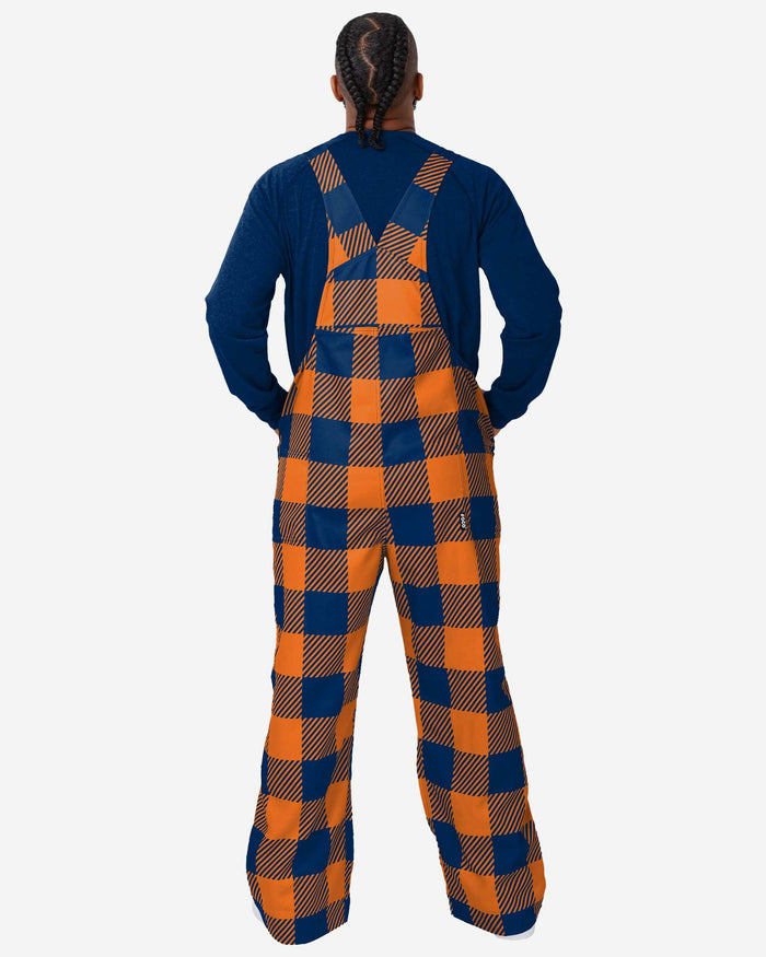 Syracuse Orange Mens Plaid Bib Overalls FOCO - FOCO.com