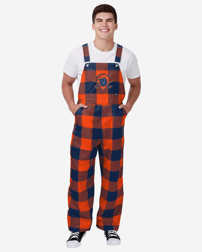 Virginia Cavaliers Mens Plaid Bib Overalls FOCO S - FOCO.com