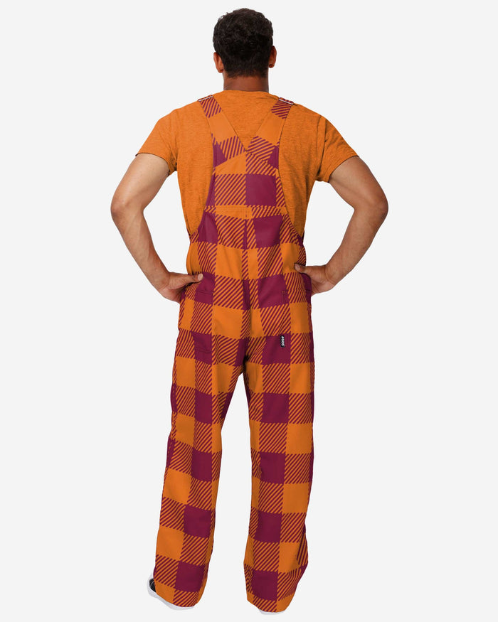 Virginia Tech Hokies Mens Plaid Bib Overalls FOCO - FOCO.com