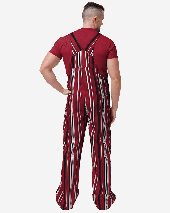 Oklahoma Sooners Mens Hyper Stripe Bib Overalls FOCO - FOCO.com