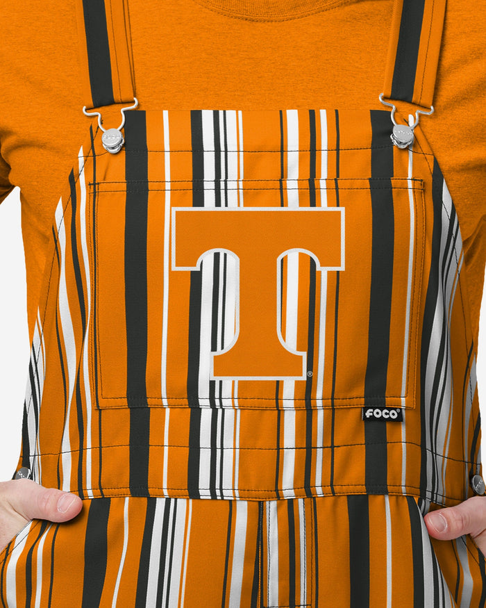 Tennessee Volunteers Mens Hyper Stripe Bib Overalls FOCO - FOCO.com