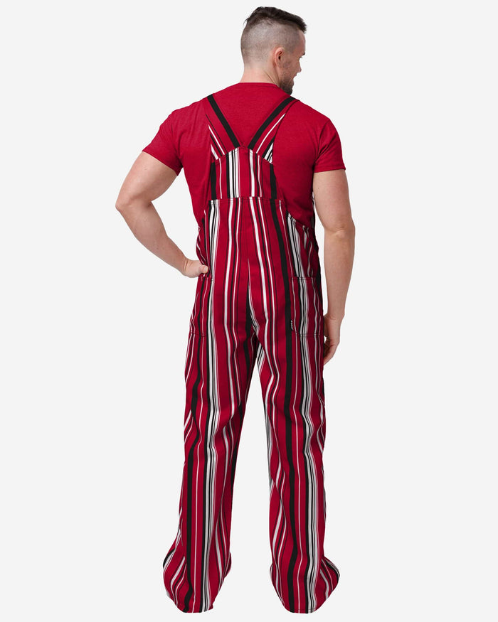 Wisconsin Badgers Mens Hyper Stripe Bib Overalls FOCO - FOCO.com