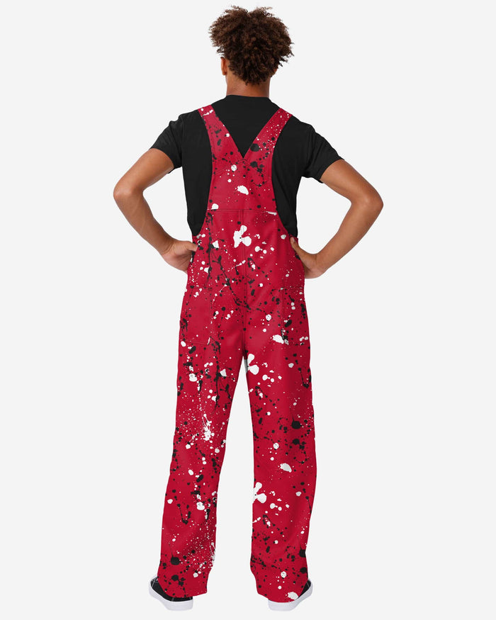 Georgia Bulldogs Mens Paint Splatter Bib Overalls FOCO - FOCO.com