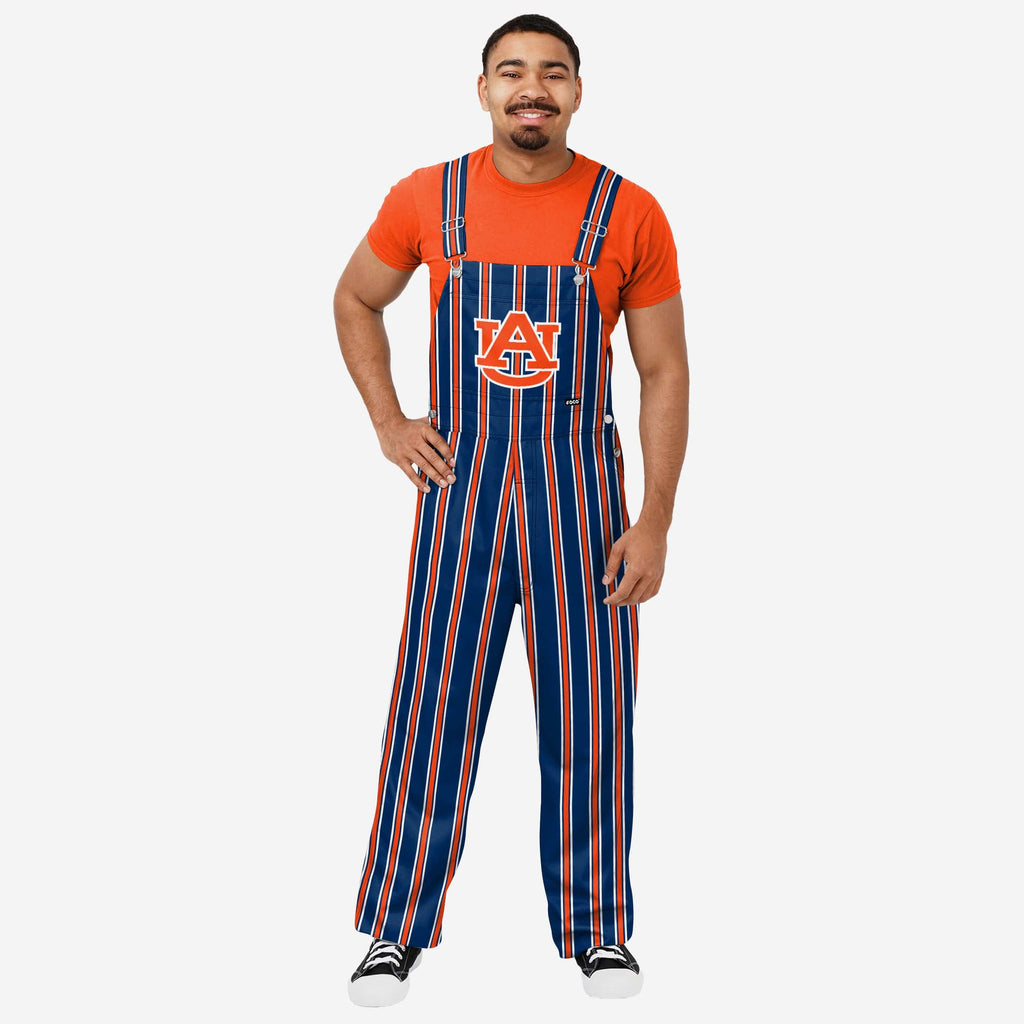 Auburn Tigers Mens Sideline Spirit Bib Overalls FOCO S - FOCO.com
