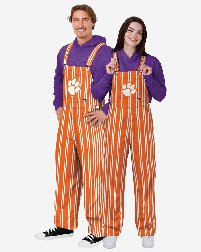 Clemson Tigers Mens Sideline Spirit Bib Overalls FOCO - FOCO.com
