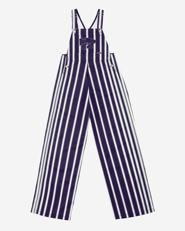 Kansas State Wildcats Mens Sideline Spirit Bib Overalls FOCO - FOCO.com