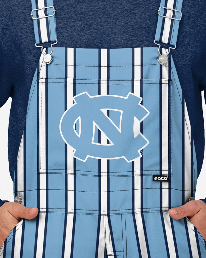 North Carolina Tar Heels Mens Sideline Spirit Bib Overalls FOCO - FOCO.com
