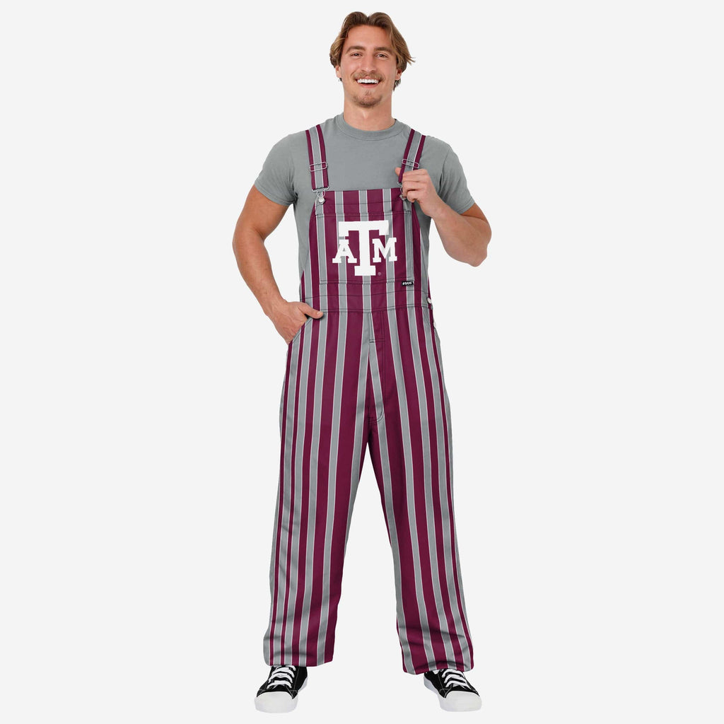 Texas A&M Aggies Mens Sideline Spirit Bib Overalls FOCO S - FOCO.com