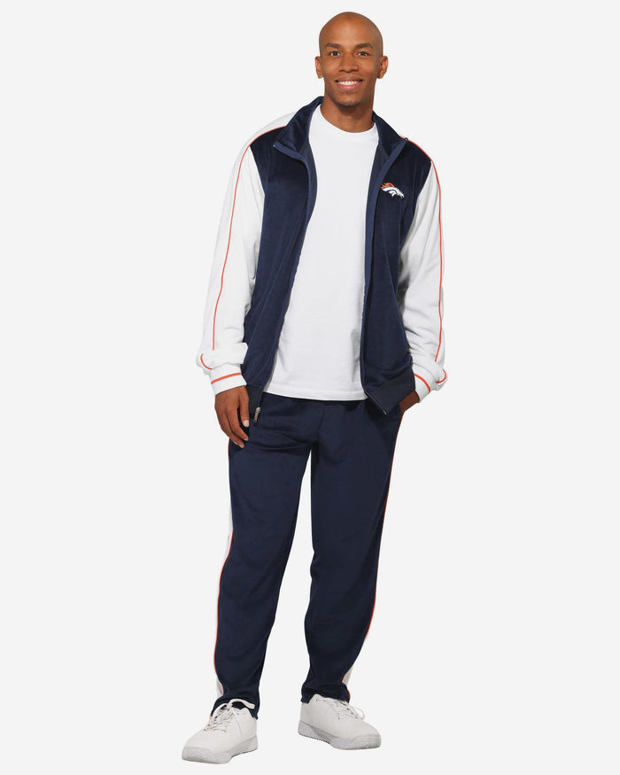 Denver Broncos Two Tone Velour Pants FOCO S - FOCO.com