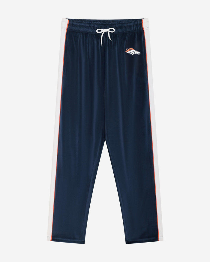 Denver Broncos Two Tone Velour Pants FOCO S - FOCO.com