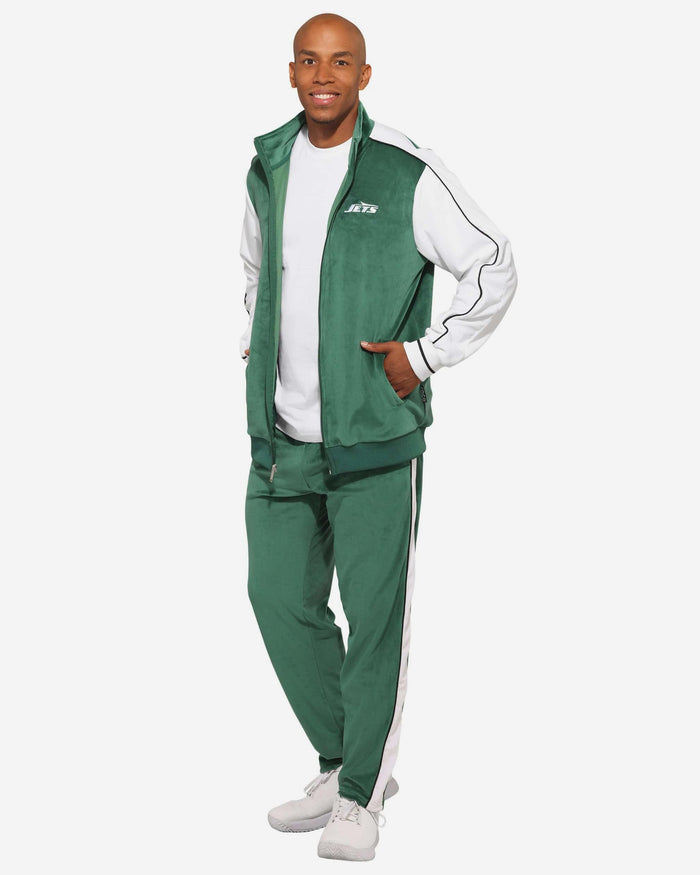 New York Jets Two Tone Velour Pants FOCO S - FOCO.com