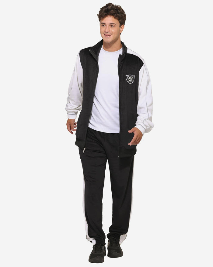 Las Vegas Raiders Two Tone Velour Pants FOCO S - FOCO.com