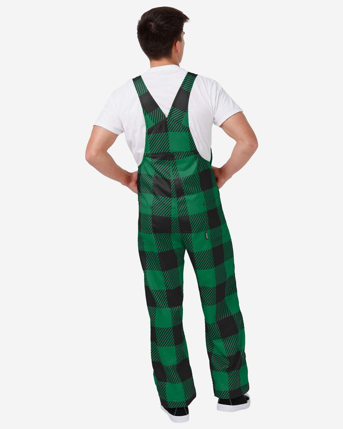 Philadelphia Eagles Kelly Green Mens Plaid Bib Overalls FOCO - FOCO.com