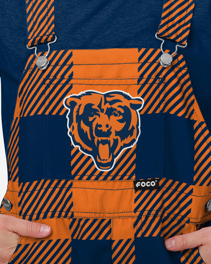 Chicago Bears Youth Plaid Bib Overalls FOCO - FOCO.com