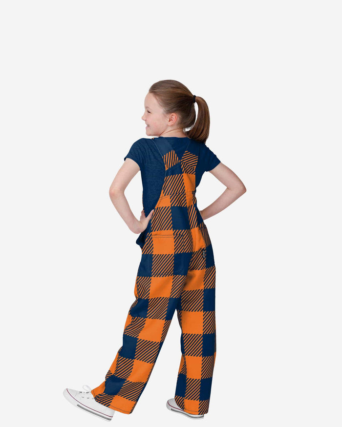 Chicago Bears Youth Plaid Bib Overalls FOCO - FOCO.com