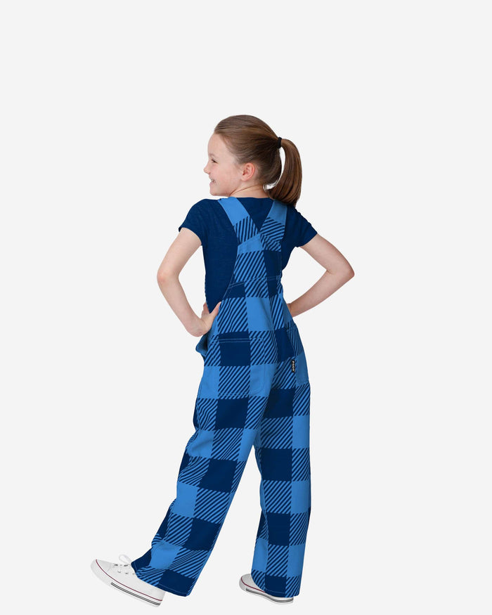 Tennessee Titans Buffalo Youth Plaid Bib Overalls FOCO - FOCO.com