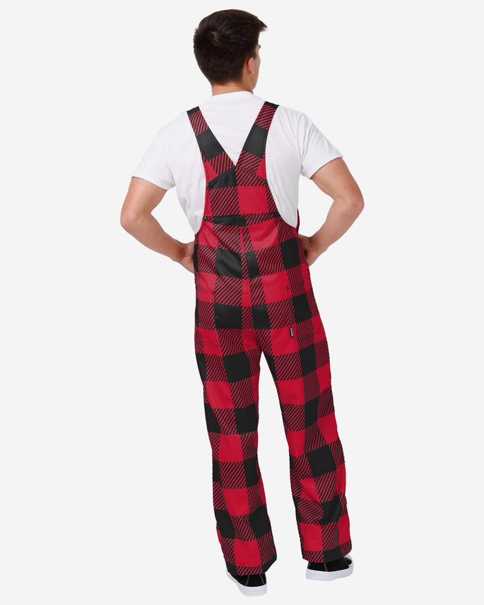 Atlanta Falcons Mens Plaid Bib Overalls FOCO - FOCO.com