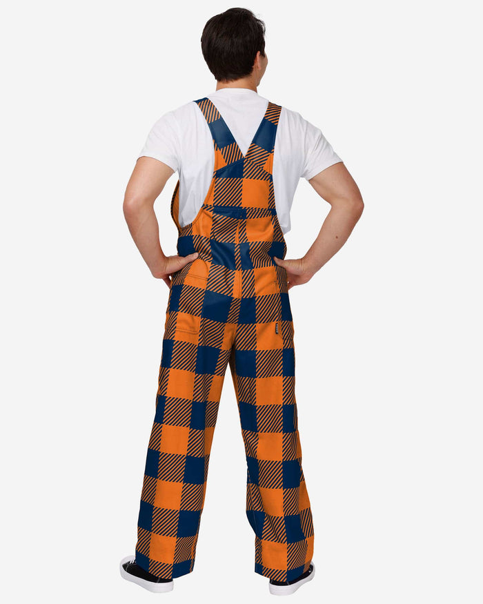 Chicago Bears Mens Plaid Bib Overalls FOCO - FOCO.com