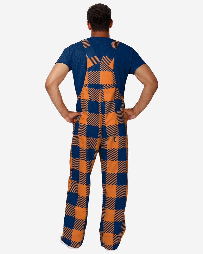 Denver Broncos Mens Plaid Bib Overalls FOCO - FOCO.com