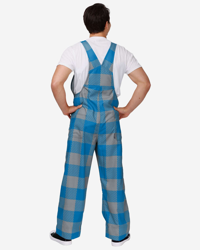 Detroit Lions Mens Plaid Bib Overalls FOCO - FOCO.com