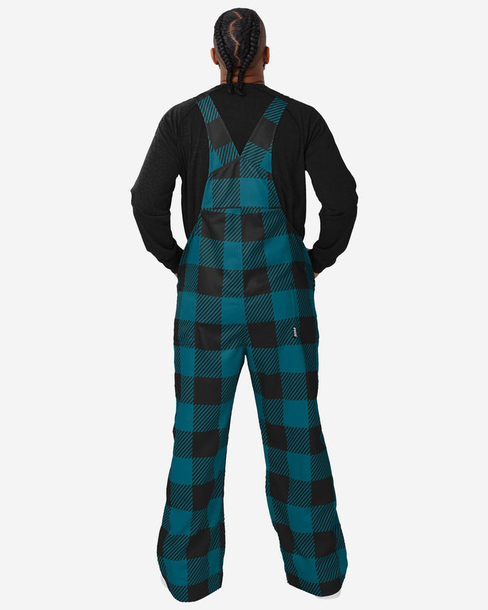 Jacksonville Jaguars Mens Plaid Bib Overalls FOCO - FOCO.com