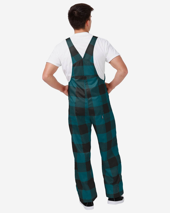 Philadelphia Eagles Mens Plaid Bib Overalls FOCO - FOCO.com