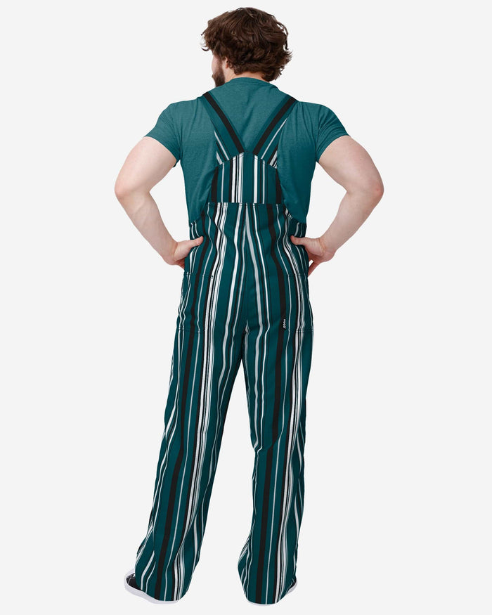 Philadelphia Eagles Mens Hyper Stripe Bib Overalls FOCO - FOCO.com