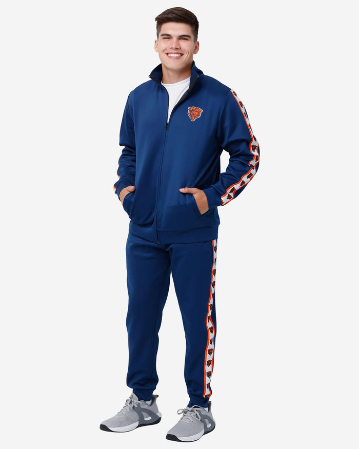 Chicago Bears Stripe Logo Track Pants FOCO - FOCO.com