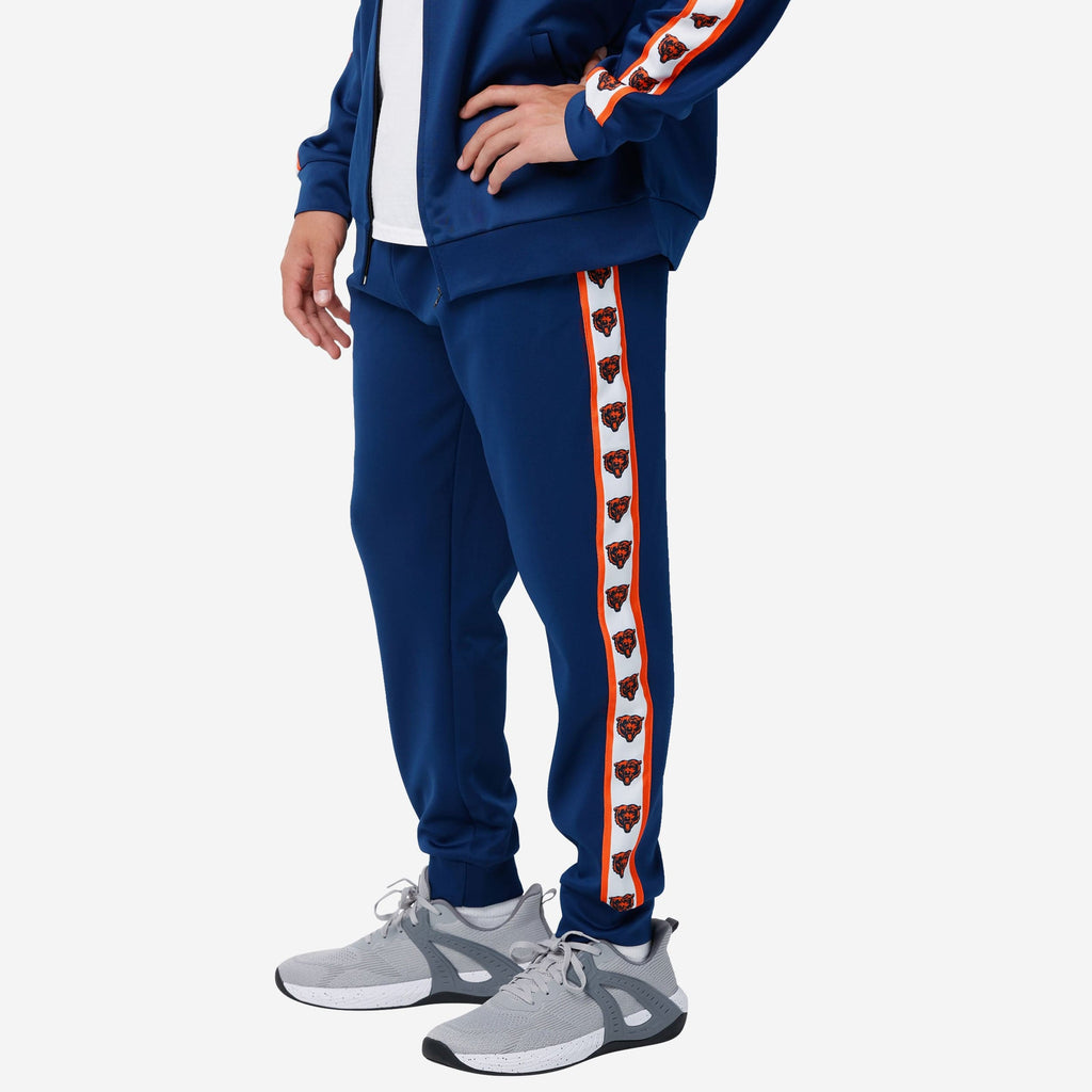 Chicago Bears Stripe Logo Track Pants FOCO S - FOCO.com