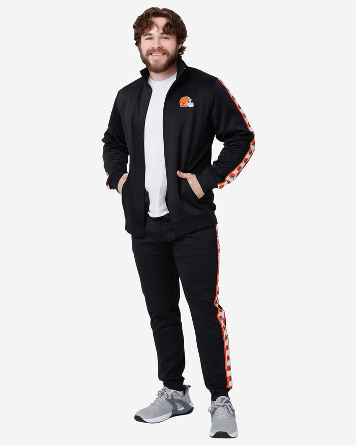 Cleveland Browns Stripe Logo Track Pants FOCO - FOCO.com