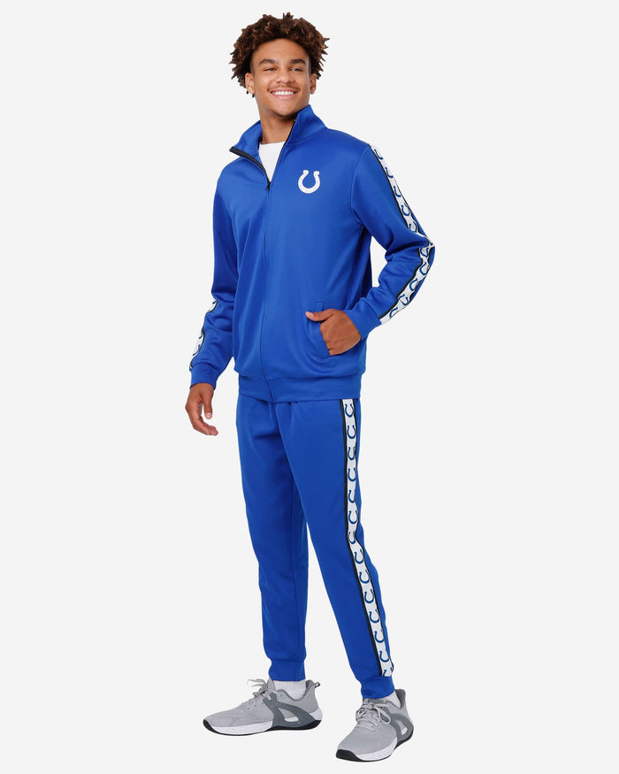 Indianapolis Colts Stripe Logo Track Pants FOCO - FOCO.com