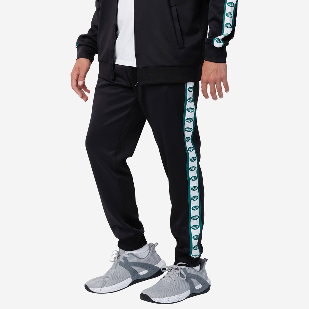 New York Jets Stripe Logo Track Pants FOCO S - FOCO.com