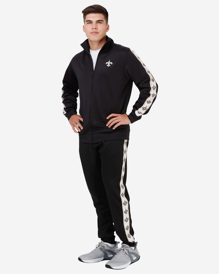 New Orleans Saints Stripe Logo Track Pants FOCO - FOCO.com