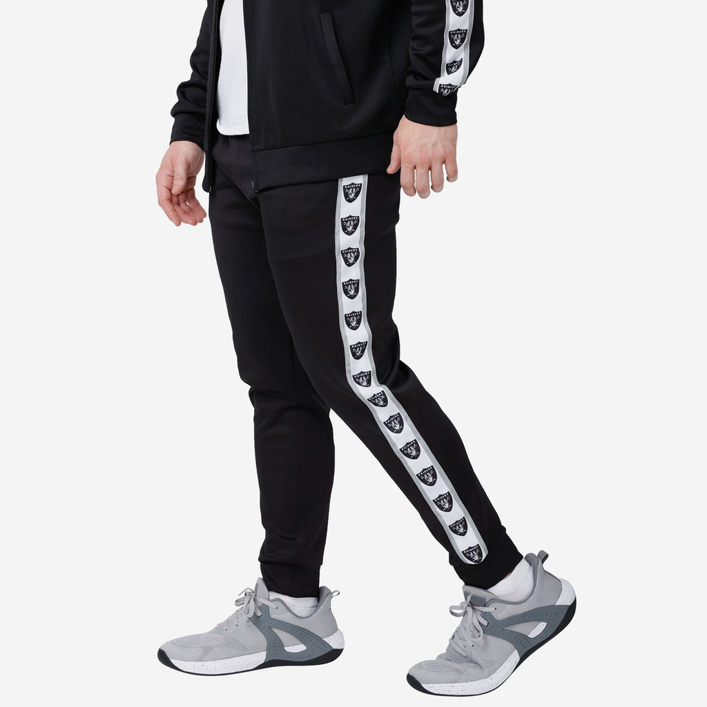 Las Vegas Raiders Stripe Logo Track Pants FOCO S - FOCO.com