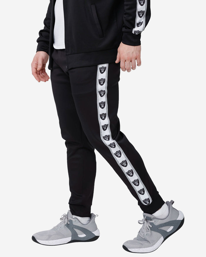 Las Vegas Raiders Stripe Logo Track Pants FOCO S - FOCO.com