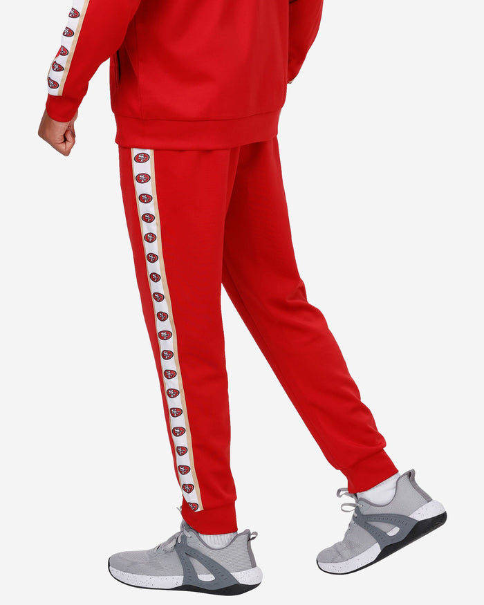 San Francisco 49ers Stripe Logo Track Pants FOCO - FOCO.com