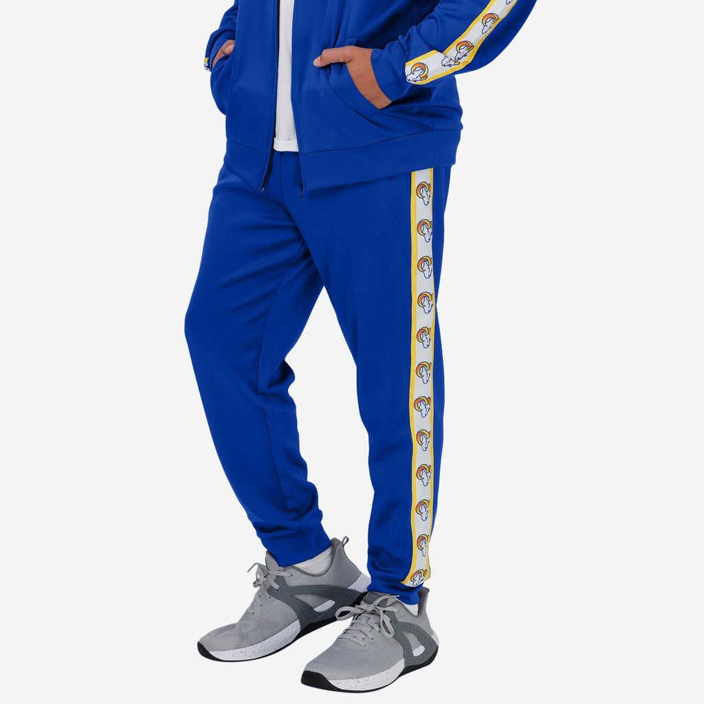 Los Angeles Rams Stripe Logo Track Pants FOCO S - FOCO.com