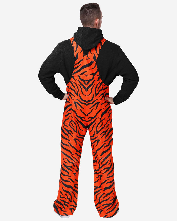 Cincinnati Bengals Mens Tiger Stripe Thematic Bib Overalls FOCO - FOCO.com