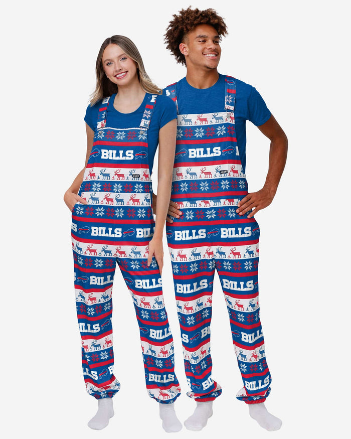 Buffalo Bills Mens Ugly Home Gating Bib Overalls FOCO - FOCO.com